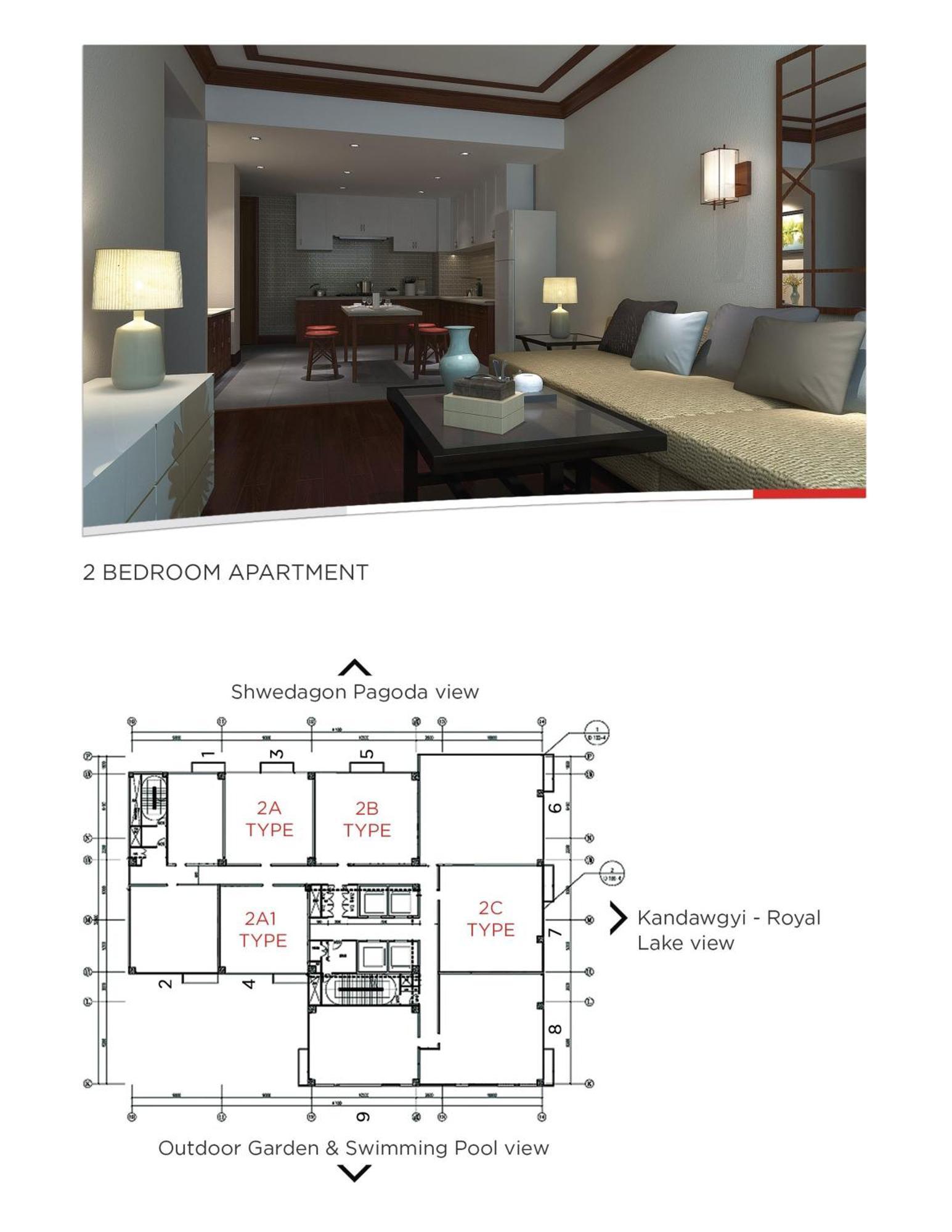 Kantharyar Serviced Apartment Янгон Экстерьер фото